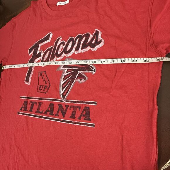 Atlanta Falcons 47 Oversized relaxed Racer Red T-Shirt Women's Medium NFL NWT - Picture 7 of 12